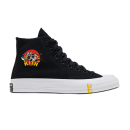 Кроссовки Converse KITH x Looney Tunes x Chuck Taylor All Star 1970 High 'Black', черный 169083c | black/white/egret