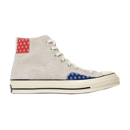 Кроссовки Converse Chuck 70 High 'Photon Dust', белый 166854c | photon dust/rush blue