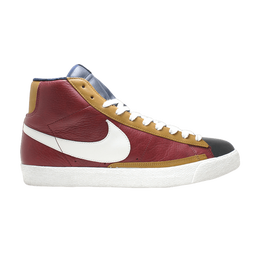 Кроссовки Nike Blazer Hi Premium, синий 312457 411 | obsidian/sail-team red