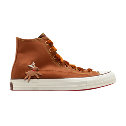 Кроссовки Converse Chuck 70 High 'Christmas Pack - Reindeer', коричневый a07979c | tawny owl/red oak/red