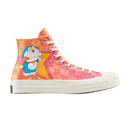 Кроссовки Converse Doraemon x Chuck 70 High 'Habanero Gold Flamingo', оранжевый a15790c | habanero gold/flamingo