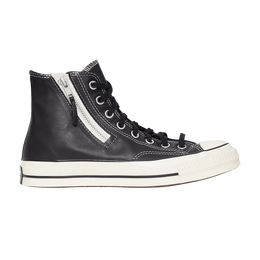 Кроссовки Converse Chuck 70 Side Zip High 'Black Egret', черный 166721c | black/egret/egret