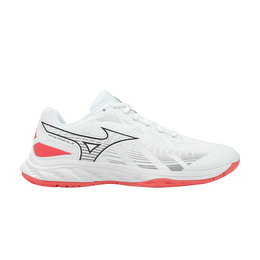 Кроссовки Mizuno Wave Fang EL 2 Wide 'White Coral Red', белый 71ga242325 | white/coral red