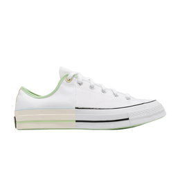Кроссовки Converse Chuck 70 Low 'White Green', белый 171181c | white/ivory/green/blue