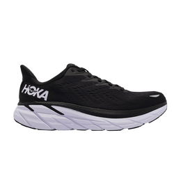 Кроссовки Hoka Clifton 8 2E Wide 'Black White', черный 1121374 bwht | black/white