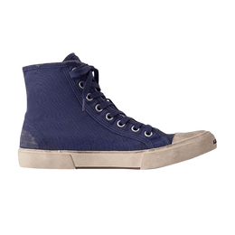 Кроссовки Balenciaga Balenciaga Paris High 'Destroyed - Indigo', синий 688752 w3rc1 4990 | navy/white