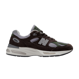 Кроссовки New Balance 991v2 Made in England 'Essentially Offbeat Pack - Licorice', коричневый u991bp2 | licorice/lavender grey/douglas fir
