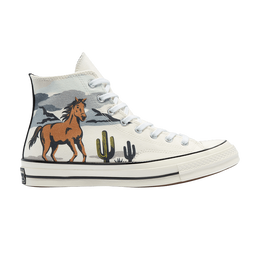 Кроссовки Converse Chuck 70 High 'Twisted Resort - Old Western Sunset', белый 169821c | egret/multi/egret