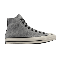 Кроссовки Converse Chuck 70 High Flannel 'Grey', серый a04285c | grey/black