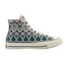 Кроссовки Converse Chuck 70 High 'Holiday Sweater - Ash Stone', серый 169352c | ash stone/egret/obsidian
