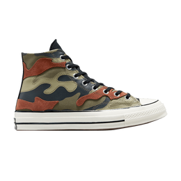 Кроссовки Converse Chuck 70 High 'Hybrid Camo', зеленый 171450c | field surplus/black/egret