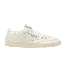 Кроссовки Reebok Club C 85 Vintage 'Chalk Glen Green', кремовый 100206931 | chalk/paper white/glen green