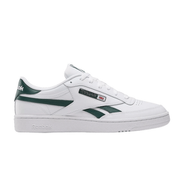 Кроссовки Reebok Club C Revenge 'White Collegiate Green', белый 100201198 | white/collegiate green/white