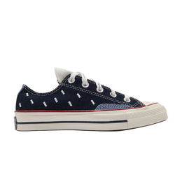 Кроссовки Converse Chuck 70 Low 'Indigo Boro - Midnight Navy', синий 171065c | midnight navy/egret/garnet
