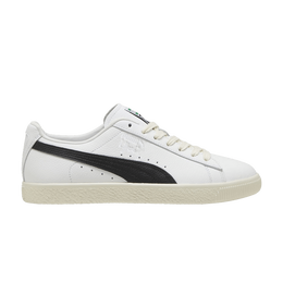 Кроссовки Puma Clyde Leather 'White Black', белый 398703 01 | white/black/frosted ivory