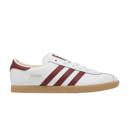 Кроссовки Adidas Stadt 'Cream Collegiate Burgundy', кремовый jr9568 | cream white/collegiate burgundy/gum