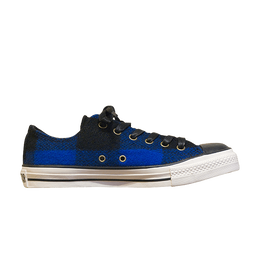Кроссовки Converse Chuck Taylor All Star Woolrich Wool Ox 'Black Blue', синий 111184 | black/ blue