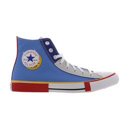 Кроссовки Converse Chuck Taylor All Star High 'Double Logo', синий 168266c | blue/white/egret