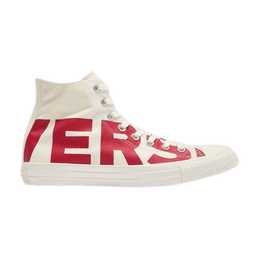 Кроссовки Converse Chuck Taylor All Star Print Hi 'Wordmark', белый 159532f | natural/enamel red/egret