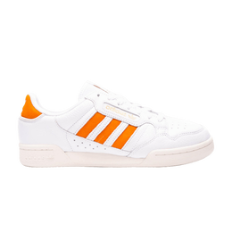 Кроссовки Adidas Continental 80 Stripes 'White Orange Rush', белый gz6267 | cloud white/orange rush/off white