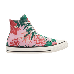 Кроссовки Converse Chuck Taylor All Star High 'Jungle Scene - Pink Floral Print', розовый 171077c | egret/pink/black