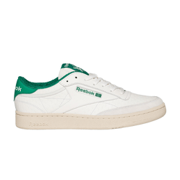 Кроссовки Reebok Club C 'White Bright Green', белый rmia011c99lea003 0155 | white/cream white/bright green