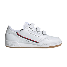 Кроссовки Adidas Continental 80 Strap 'Cloud White', белый ee5359 | cloud white/collegiate green/scarlet