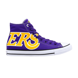 Кроссовки Converse Chuck Taylor All Star SE Hi 'Los Angeles Lakers', фиолетовый 159415c | purple/gold/white