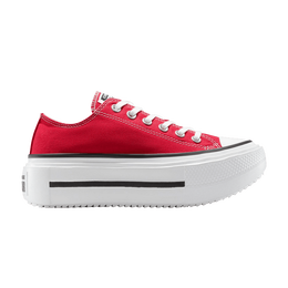 Кроссовки Converse Chuck Taylor All Star Lift Double Stack Platform Low 'Red', красный a16515c | red/black/white