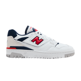 Кроссовки New Balance 550 'White Navy True Red', белый bb550esd | white/true red/navy