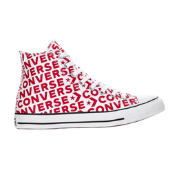 Кроссовки Converse Chuck Taylor All Star High 'Wordmark', белый 163953c | white/enamel red/white