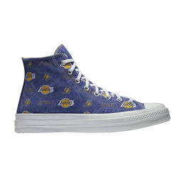 Кроссовки Converse NBA x Chuck Taylor All Star 70 High 'Los Angeles Lakers', фиолетовый 161160c | field purple/amarillo/white
