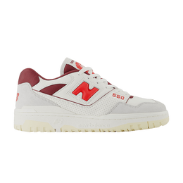 Кроссовки New Balance 550 'Sea Salt Grey True Red', белый bb550emr | sea salt/true red