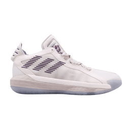 Кроссовки Adidas Dame 6 'Weber State' PE, белый fv0320 | chalk white/tech purple/clear brown
