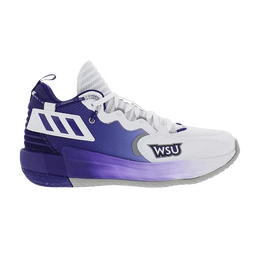 Кроссовки Adidas Dame 7 EXTPLY 'Weber State' PE, фиолетовый gx3459 | footwear white/team college purple/team metallic dark grey