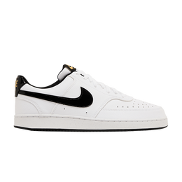Кроссовки Nike Court Vision Low 'White Black Metallic Gold', белый dv1899 100 | white/black/metallic gold