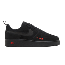 Кроссовки Nike Air Force 1 '07 LV8 'Reflective Swoosh - Black Crimson', черный dz4514 001 | black/black/light crimson