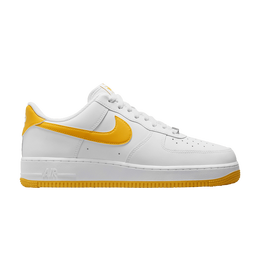 Кроссовки Nike Air Force 1 '07 'White University Gold', белый fj4146 105 | white/university gold/white