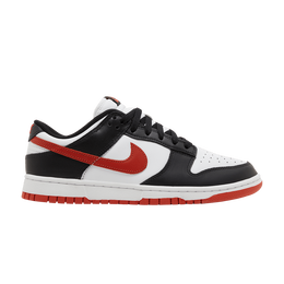 Кроссовки Nike Dunk Low 'Black Dragon Red', черный dv0833 108 | white/dragon red/black