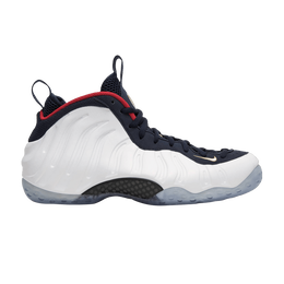 Кроссовки Nike Air Foamposite One Premium 'Olympic' Special Box, белый 575420 400 sb | obsidian/white/university red/metallic gold