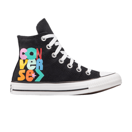 Кроссовки Converse Chuck Taylor All Star High 'Happy Faces', черный 172864c | black/white/light dew