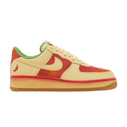 Кроссовки Nike Air Force 1 '07 'Chili Pepper', желто-коричневый dz4493 700 | lemon wash/lemon wash/university red