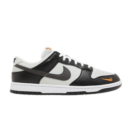 Кроссовки Nike Dunk Low 'Mini Swoosh - Black Total Orange', черный fn7808 001 | black/white/total orange