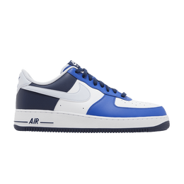 Кроссовки Nike Air Force 1 '07 LV8 'Game Royal Navy', синий fq8825 100 | white/football grey/game royal/midnight navy