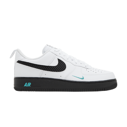 Кроссовки Nike Air Force 1 '07 'White Black Teal', белый dr0155 100 | white/black/washed teal/white