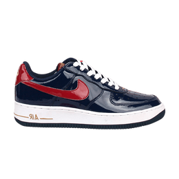 Кроссовки Nike Air Force 1, синий 306353 462 | midnight navy/varsity crimson-jersey gold