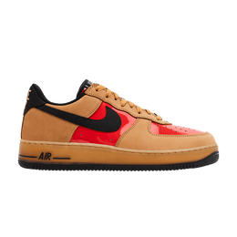 Кроссовки Nike Air Force 1 Low 'World Tour Pack - Shanghai', коричневый fz3081 200 | flax/light crimson/gum yellow/black
