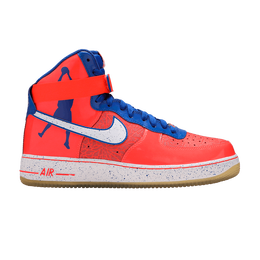 Кроссовки Nike Air Force 1 High CMFT PRM RW QS 'Sheed', оранжевый 624185 800 | total crimson/white
