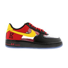 Кроссовки Nike Air Force 1 Cmft Signature Qs 'Kyrie Irving', черный 687843 001 | black/tour yellow-unvrsty red
