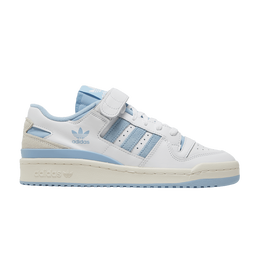 Кроссовки Adidas Forum 84 Low 'White Clear Blue', белый gy2325 | cloud white/clear blue/chalk white